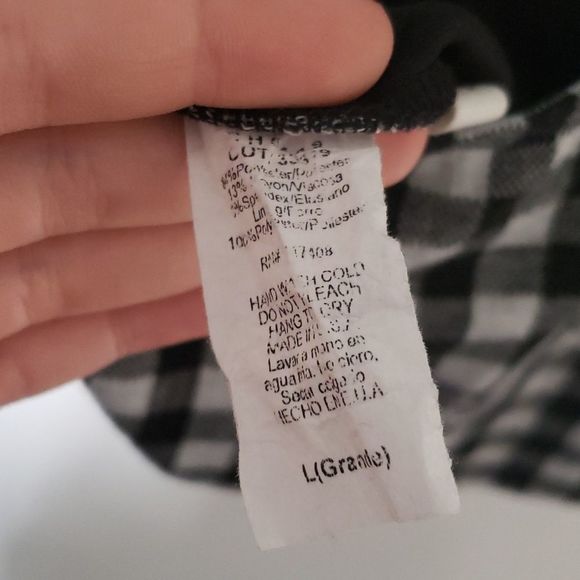 Chocolate USA Plaid Cami Crop Top - Picture 4 of 4